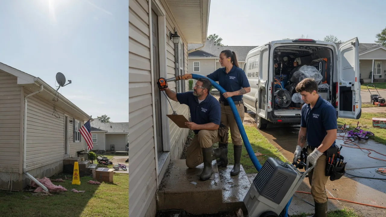 Ceiling Water Damage Restoration in Iron, MN near me